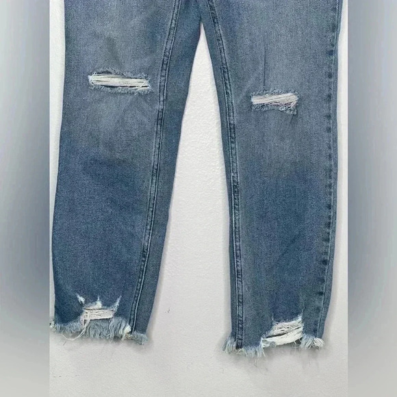 Abercrombie‎ & Fitch Ankle Straight Ultra High Rise Button Fly Jeans Sz 26 - Picture 2 of 11